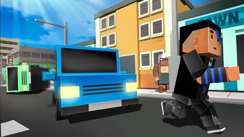 Cube Car Theft Race 3D اسکرین شاٹ 3