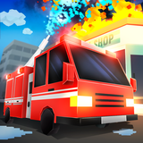 Cube Fire Truck: Firefighter icône