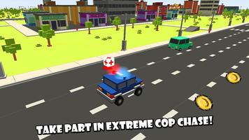 Cube Smash: Cop Chase Race 3D постер