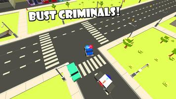 Cube Smash: Cop Chase Race 3D ảnh chụp màn hình 1