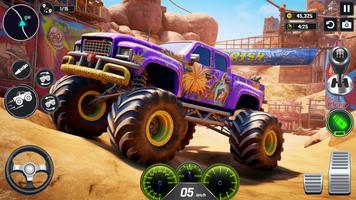 Hard Wheels Monster Truck Game تصوير الشاشة 1