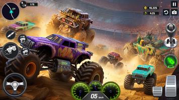 Hard Wheels Monster Truck Game ảnh chụp màn hình 3