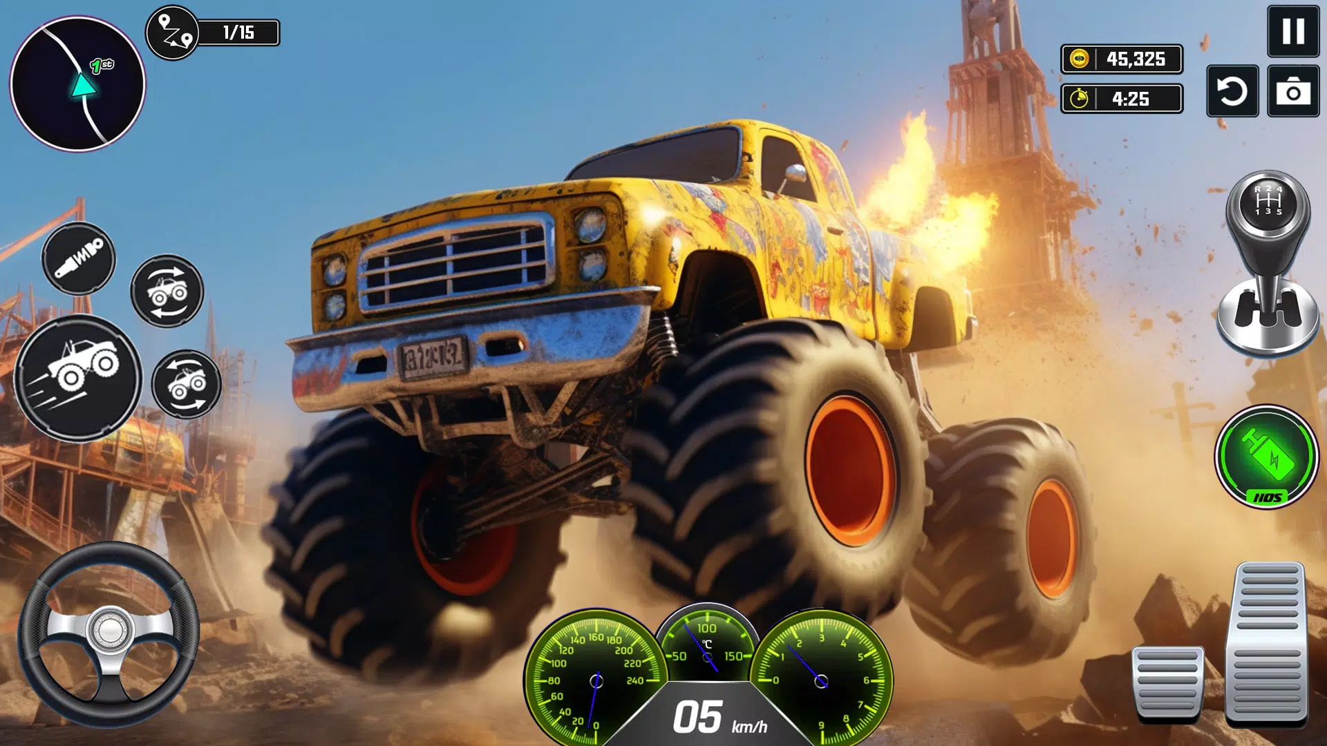 Hard Wheels Monster Truck Game – Apps on Google Play