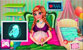 Poster giochi di maternità in ospedal