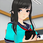 Sakura Anime Girl Fun Life 3D icône