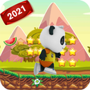 Super Panda run kart: Offline 3D game: Old school APK
