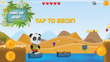 Super Panda kart Run World : Offline 3D Free Run capture d'écran 2