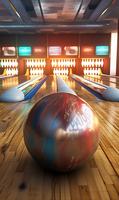 پوستر Bowl Pin Strike Bowling games