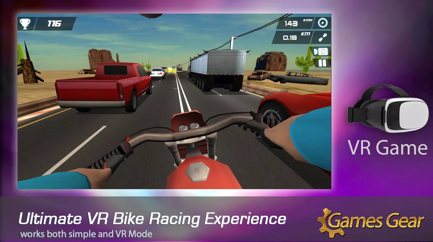 Download do APK de jogo de moto - vr jogos 3d para Android