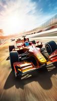 Real  Formula Car Race Plakat