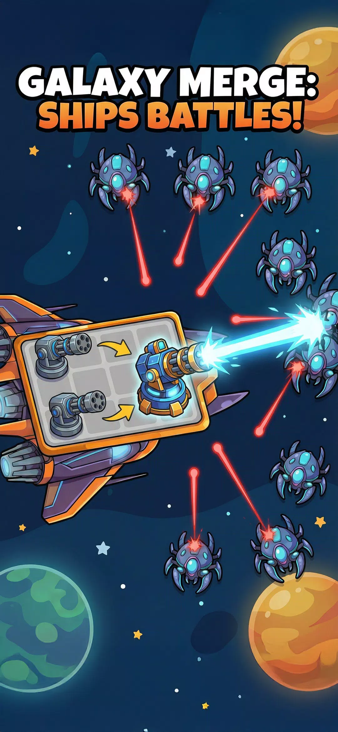 Galaxy Merge: Ships battles!