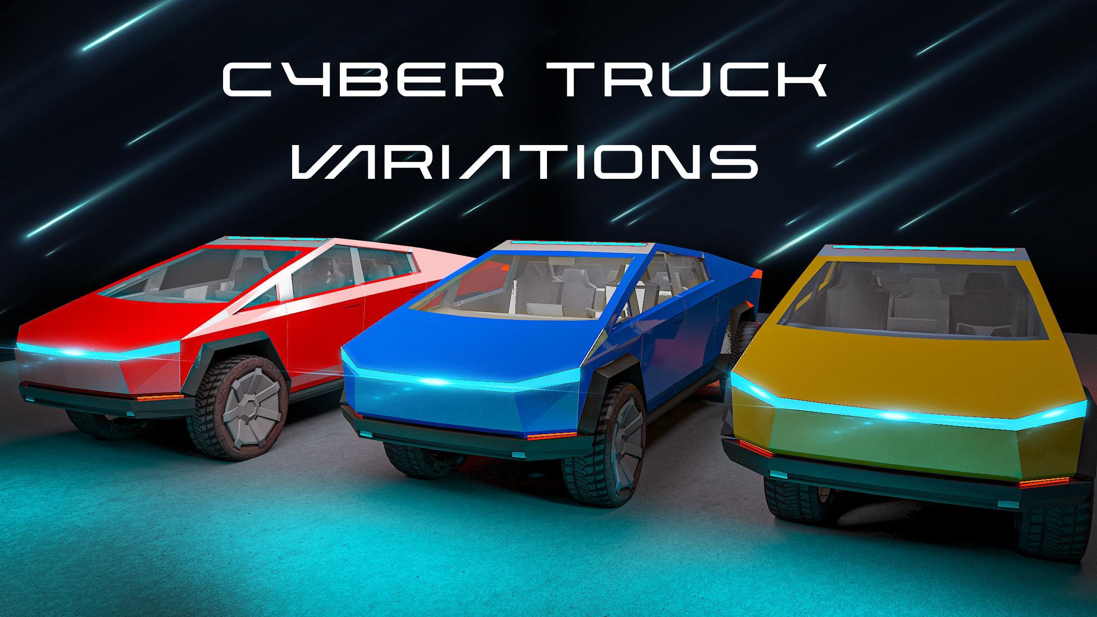 Cybertruck Stunts 3d Truck Driving Simulator For Android Apk Download - racing the tesla cyber truck roblox vehicle simulator youtube