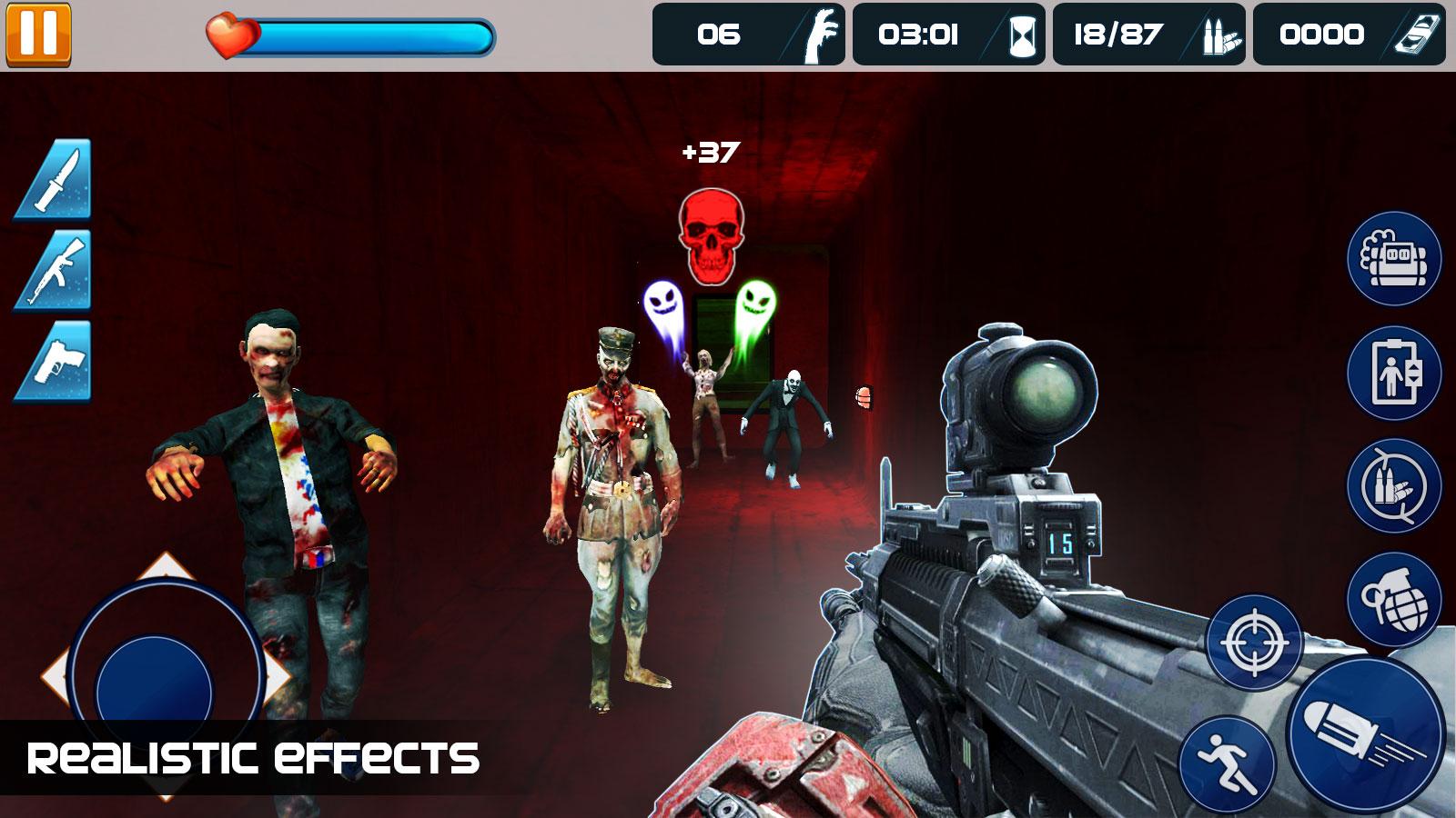 Real zombie hunter 2: FPS Shooting in Halloween for Android ... - 