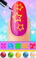 Nail Salon Game Girls Nail art পোস্টার