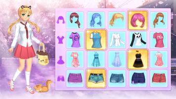 Game Dress Up Anime Wanita screenshot 1