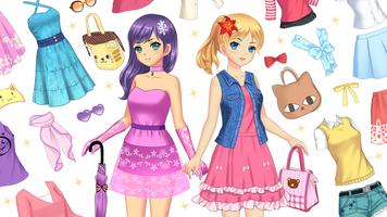 Anime Dress Up imagem de tela 2