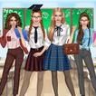 高中女生换装游戏：时尚服装设计和打扮游戏