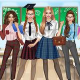 高中女生换装游戏：时尚服装设计和打扮游戏