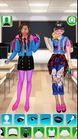 フレンズファッション女の子ゲーム：ドレスアップ人気の学生 スクリーンショット 3