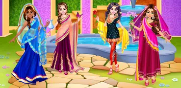 Indische Prinzessin Ankleiden