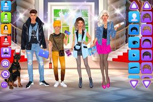 Superstar Family Dress Up Game Ekran Görüntüsü 2