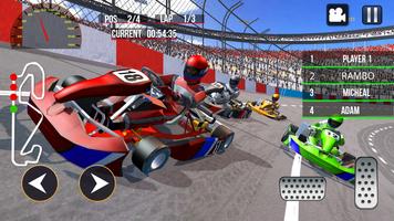 Go Kart Racing Games سباق الس الملصق