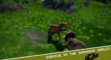 Carnotaurus Simulator dinosaur اسکرین شاٹ 1