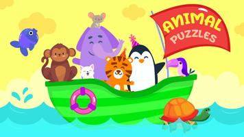 Animal Puzzle & Games for Kids-poster