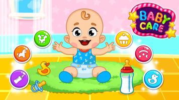 Baby Care, dress up kids Games poster