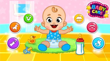 Baby Care, dress up kids Games Affiche
