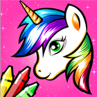 Unicorn Coloring Book for Kids आइकन