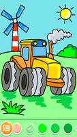 Cars Coloring Book Kids Game captura de pantalla 1