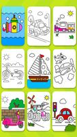 Cars Coloring Book Kids Game syot layar 2