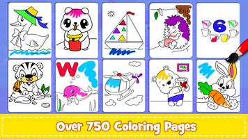 Coloring Games & Coloring Kids Affiche