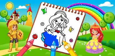 Libro de colorear princesa