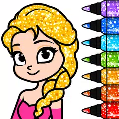 Princess Coloring Book Games アプリダウンロード