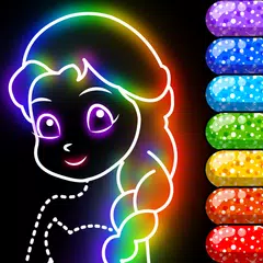 Princess Coloring Book Games アプリダウンロード