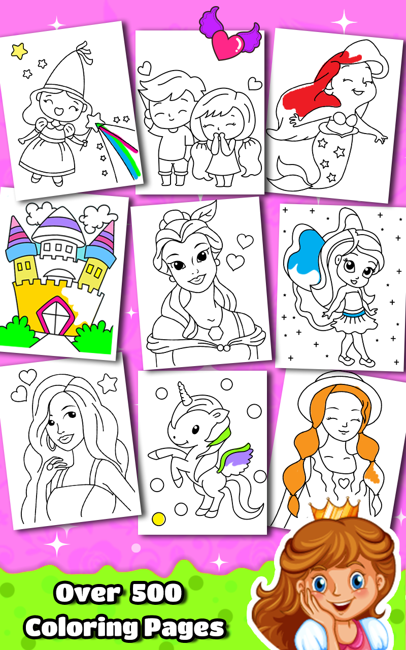 Download Princess Coloring Book For Kids Games For Girls Apk 3 3 Download For Android Download Princess Coloring Book For Kids Games For Girls Xapk Apk Bundle Latest Version Apkfab Com
