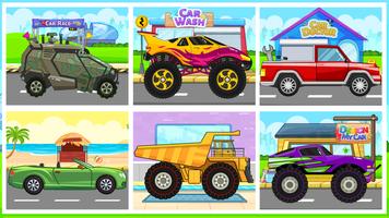 Car Wash & Race Games for Kids capture d'écran 1