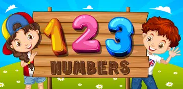 為孩子們學習數字 -  123計數遊戲