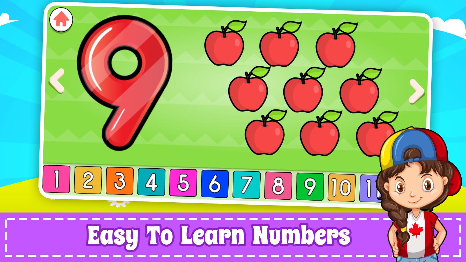 تعلم الأرقام للأطفال - 123 لعبة العد for Android - APK Download
