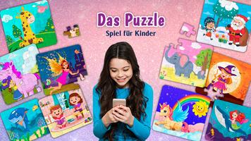 Kinder-Puzzlespiel für Mädchen Plakat