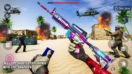 Descargar APK de Real Commando Shooting 3D: Counter Terrorist Games