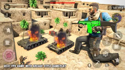 Descargar APK de Real Commando Shooting 3D: Counter Terrorist Games