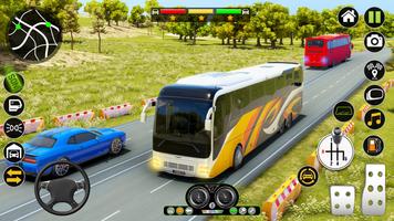 Stadsbus Simulator Busspel 3D-poster