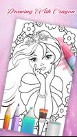 Princess coloring Book & games पोस्टर