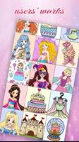 Princess coloring Book & games स्क्रीनशॉट 3