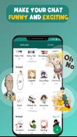 Anime Stickers for WhatsApp-Meme maker WAStickers‏ स्क्रीनशॉट 1