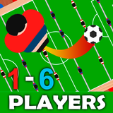 ikon Foosball table soccer 1 2 3 4 