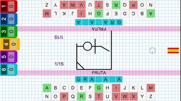 Hangman in english 1 2 3 4 5 6 screenshot 2